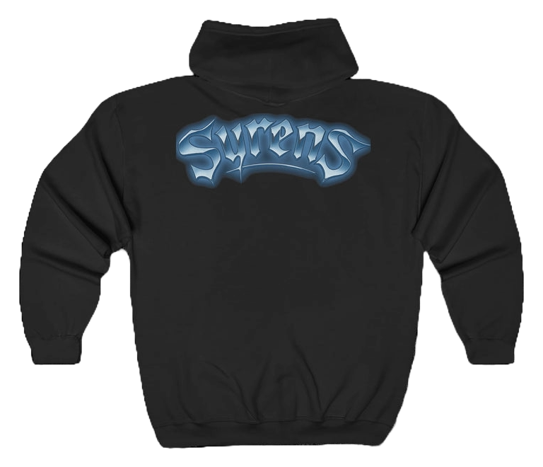 SYRENS™ Chrome Arc Zip-Up Hoodie